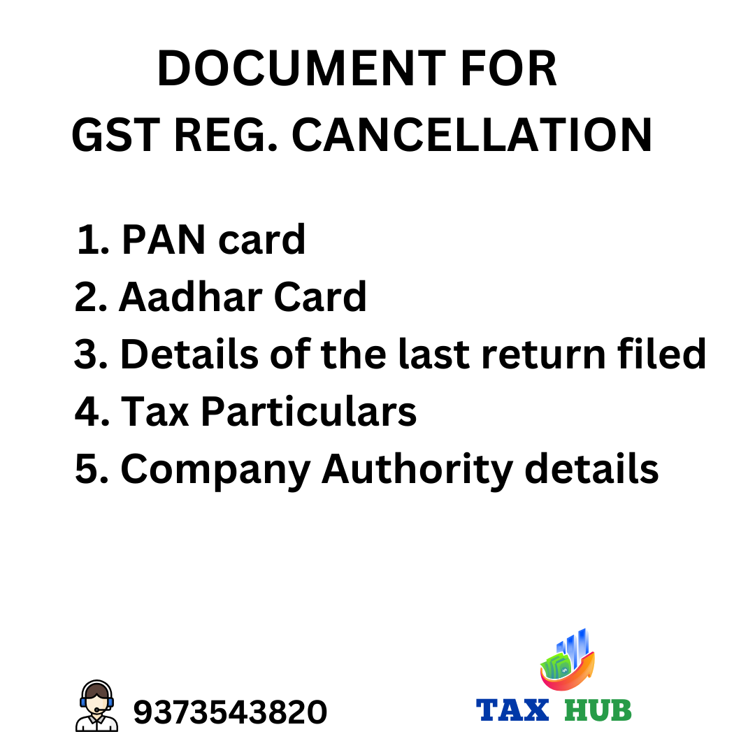 GST Registration Cancellation
